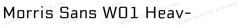 Morris Sans W01 Heav字体转换
